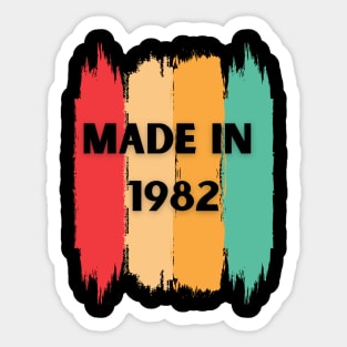 Made in 1982 Sticker